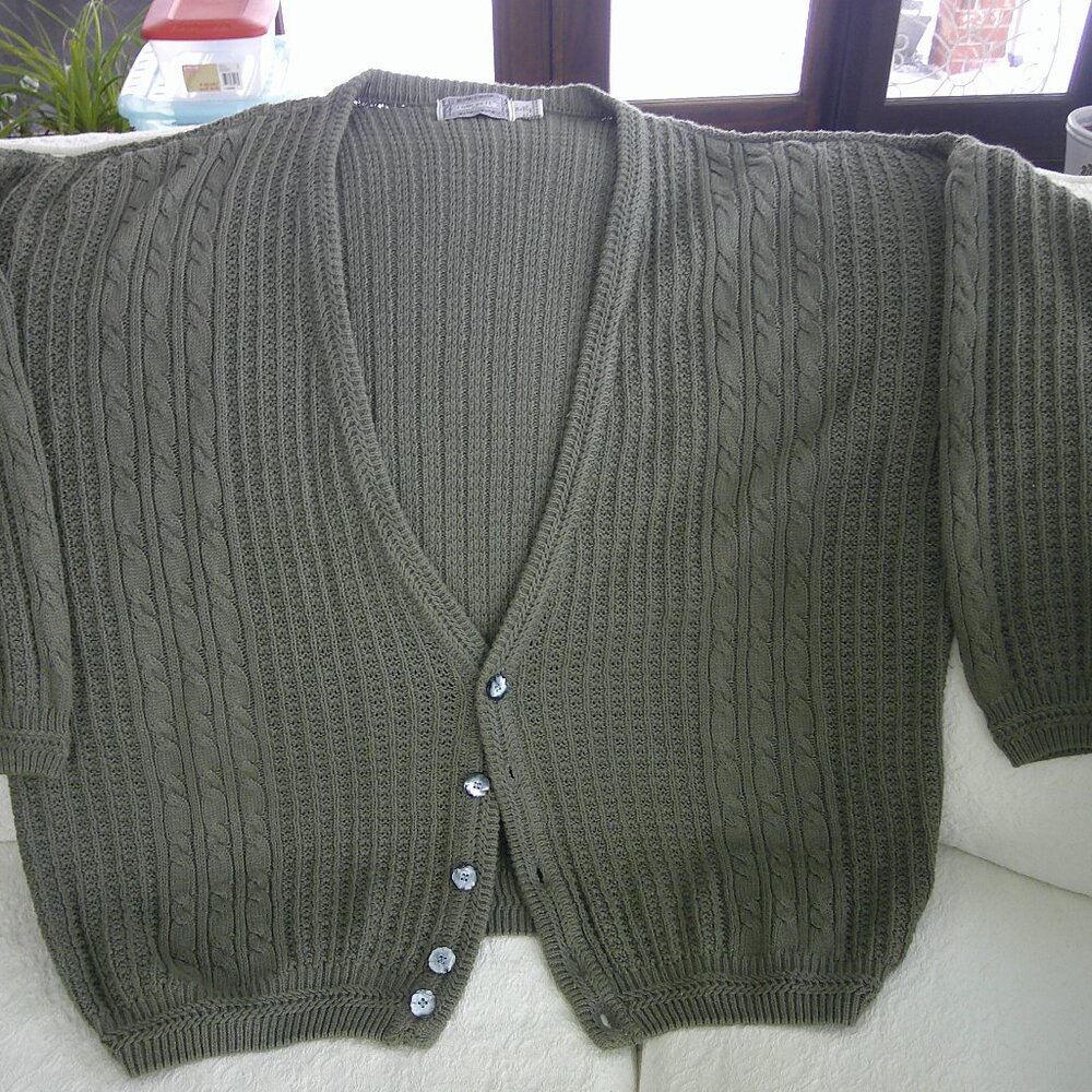 Men's 3X Green Sweater